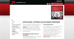 Desktop Screenshot of jsventilation.dk
