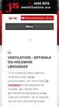 Mobile Screenshot of jsventilation.dk